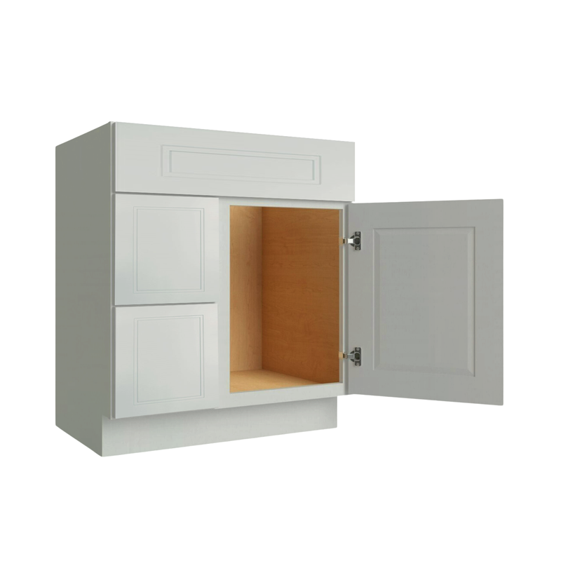 Load image into Gallery viewer, Two Deep Drawers Vanity Cabinet, 36W x 34.5H x 21D inch
