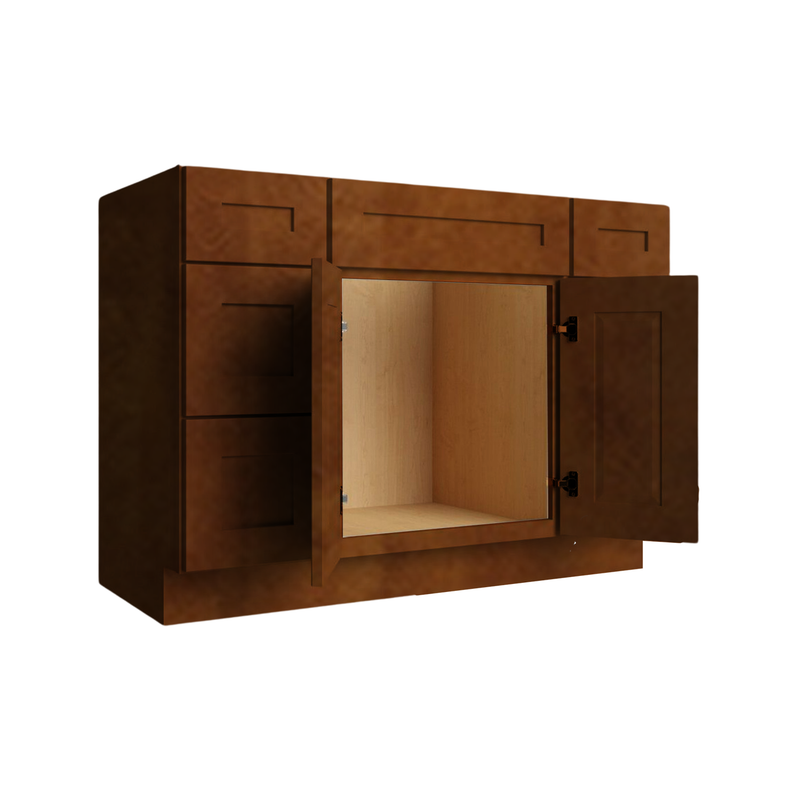 Load image into Gallery viewer, 3 Drawers Left, Right, Sink Centered Vanity Cabinet
