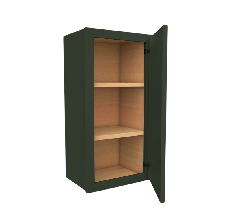 Load image into Gallery viewer, W0930 Soft Edge 1 Door Wall Cabinet with 2 Shelves, 9W x 30H x 12D inch
