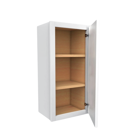 Wall Cabinet 1 Door, 2 Shelves  2" W x 36" H x 12" D