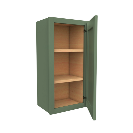 Wall Cabinet 2 Doors, 2 Shelves 15" W x 30" H x 12" D