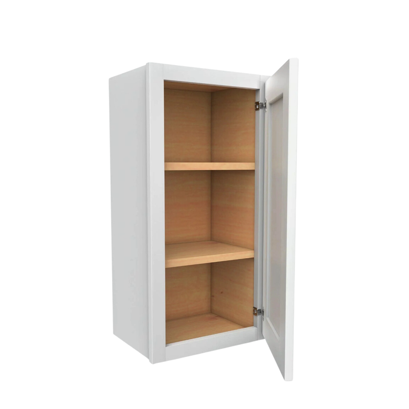 Load image into Gallery viewer, W2130 Soft Edge 1 Door Wall Cabinet with 2 Shelves, 21W x 30H x 12D inch
