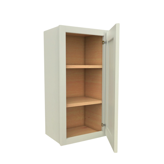 Wall Cabinet 2 Doors, 2 Shelves 15" W x 30" H x 12" D