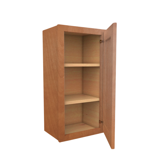 W0936 Soft Edge 1 Door Wall Cabinet with 2 Shelves, 9W x 36H x 12D inch