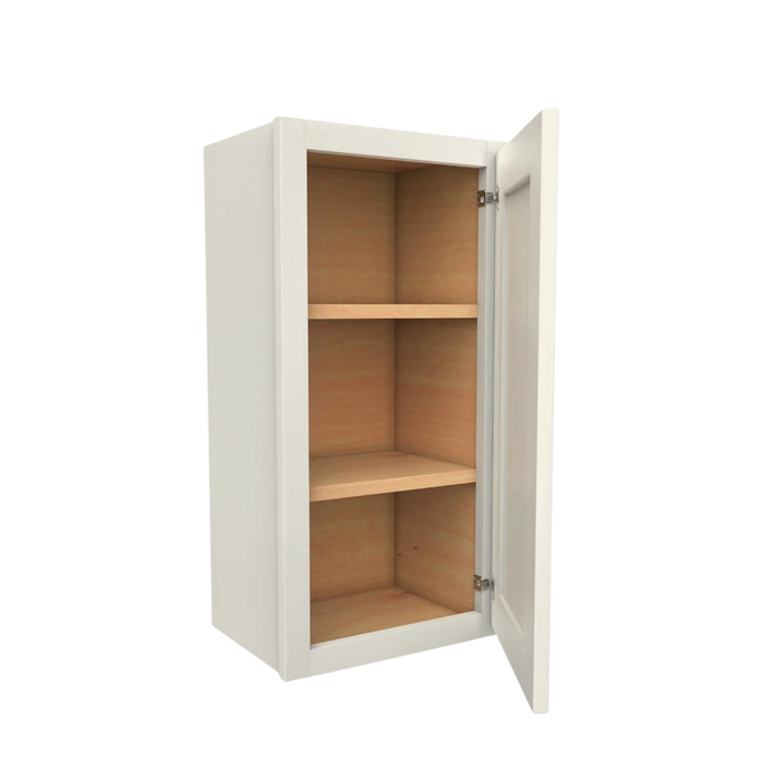 Wall Cabinet 1 Door, 2 Shelves 18