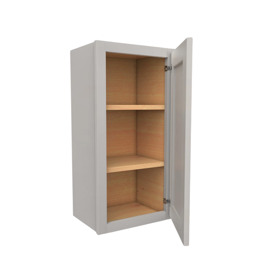 Wall Cabinet 2 Doors, 2 Shelves 15" W x 30" H x 12" D