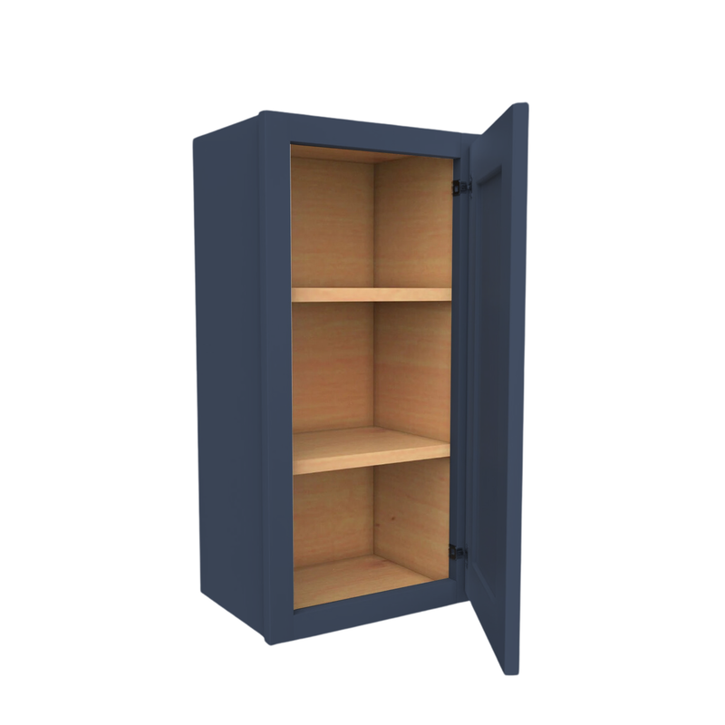 Load image into Gallery viewer, W0936 Soft Edge 1 Door Wall Cabinet with 2 Shelves, 9W x 36H x 12D inch
