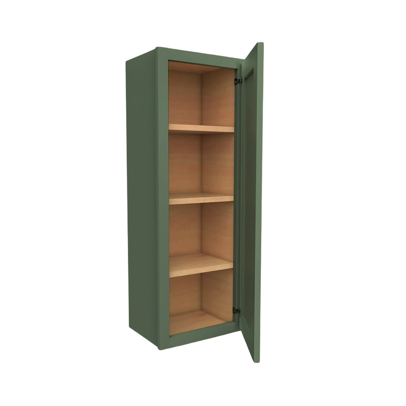 Load image into Gallery viewer, W0942 Soft Edge 1 Door Wall Cabinet with 3 Shelves, 9W x 42H x 12D inch
