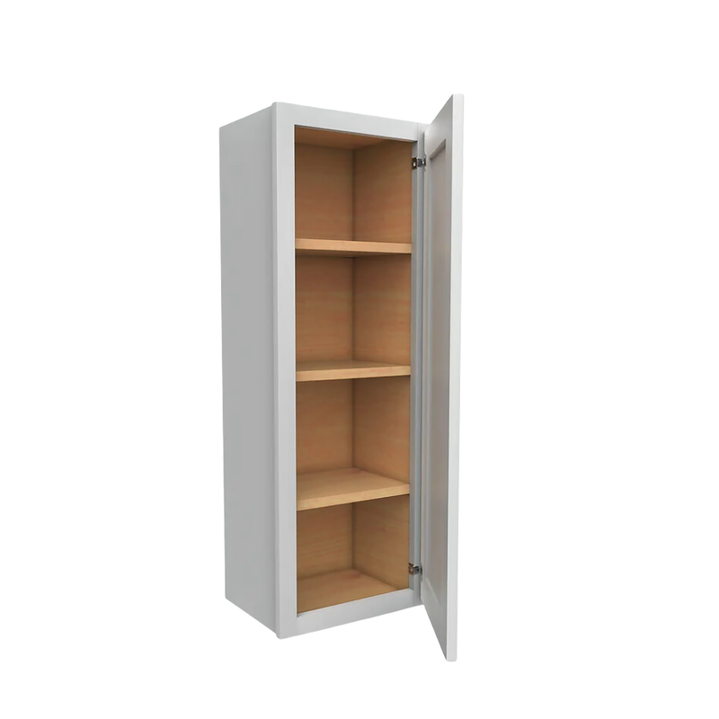 Load image into Gallery viewer, W0942 Soft Edge 1 Door Wall Cabinet with 3 Shelves, 9W x 42H x 12D inch
