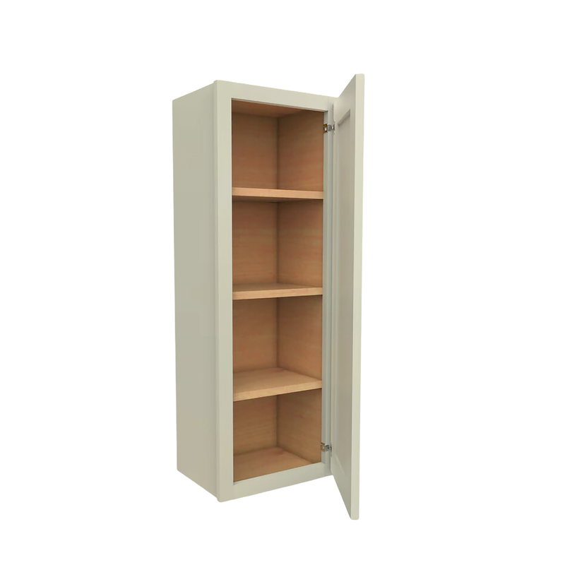 Load image into Gallery viewer, W0942 Soft Edge 1 Door Wall Cabinet with 3 Shelves, 9W x 42H x 12D inch
