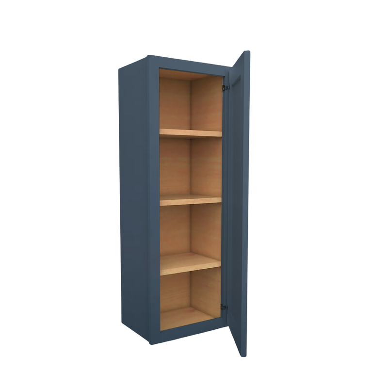 Load image into Gallery viewer, W0942 Soft Edge 1 Door Wall Cabinet with 3 Shelves, 9W x 42H x 12D inch
