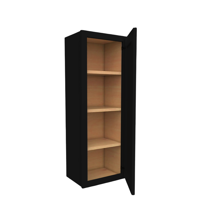 W1242 Soft Edge 1 Door Wall Cabinet with 3 Shelves, 12W x 42H x 12D inch