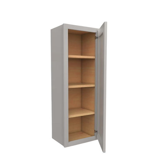 Wall Cabinet 1 Door, 3 Shelves 18" W x 42" H x 12" D