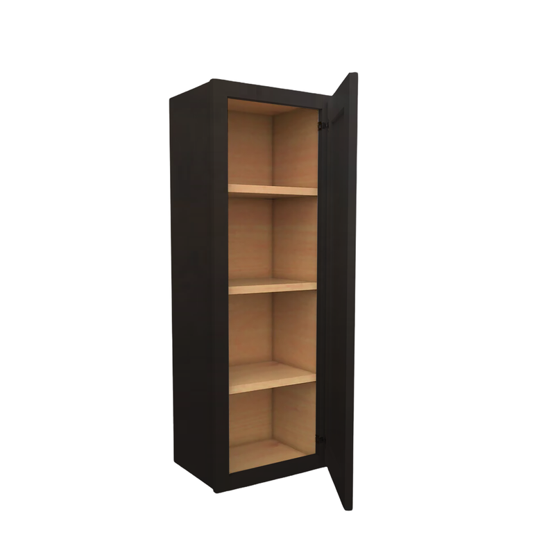 Load image into Gallery viewer, W1242 Soft Edge 1 Door Wall Cabinet with 3 Shelves, 12W x 42H x 12D inch
