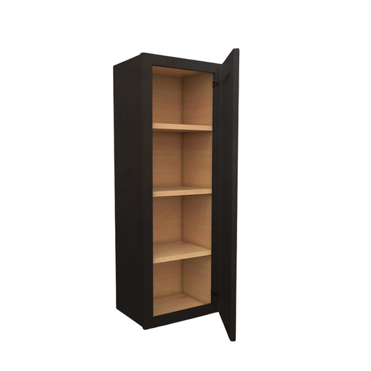 Wall Cabinet 1 Door, 3 Shelves 18" W x 42" H x 12" D