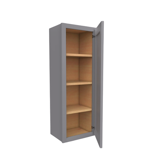 W1242 Soft Edge 1 Door Wall Cabinet with 3 Shelves, 12W x 42H x 12D inch