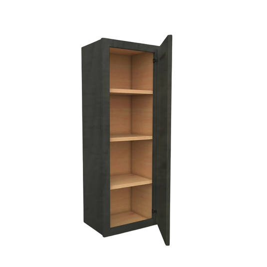 Wall Cabinet 1 Door, 3 Shelves 18" W x 42" H x 12" D