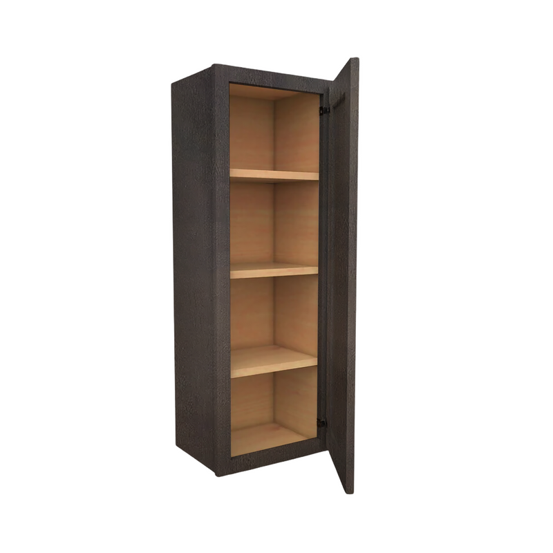 Load image into Gallery viewer, W0942 Soft Edge 1 Door Wall Cabinet with 3 Shelves, 9W x 42H x 12D inch
