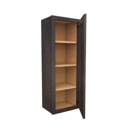 Wall Cabinet 1 Door, 3 Shelves 18" W x 42" H x 12" D