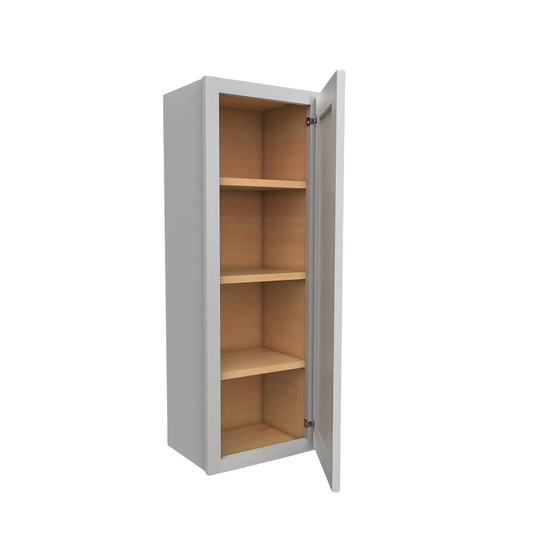 W1242 Soft Edge 1 Door Wall Cabinet with 3 Shelves, 12W x 42H x 12D inch