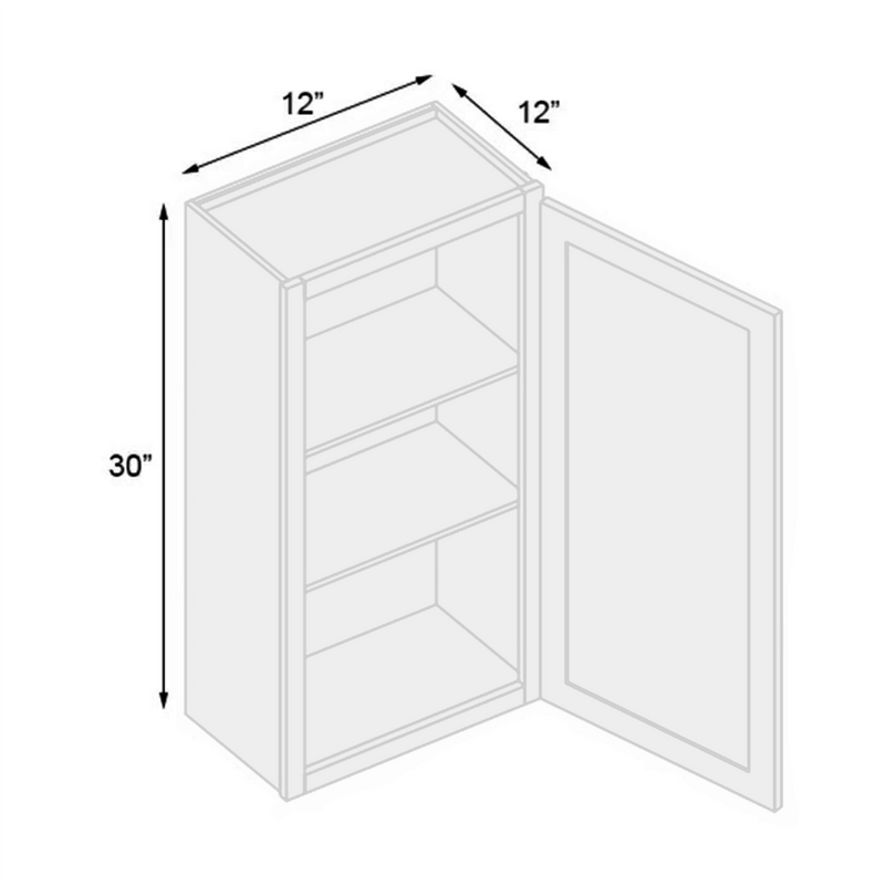 Load image into Gallery viewer, Wall Cabinet 2 Doors, 2 Shelves 12&quot; W x 30&quot; H x 12&quot; D
