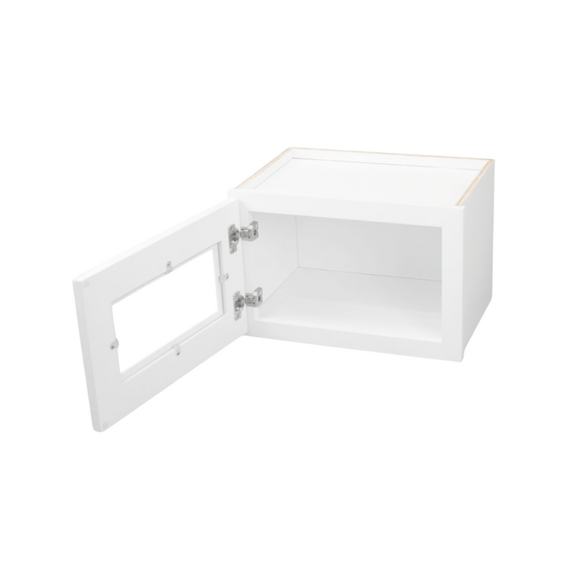 Load image into Gallery viewer, Wall Cabinet 1 Door Frosted Glass 15&quot; W x 15&quot; H x 12&quot; D
