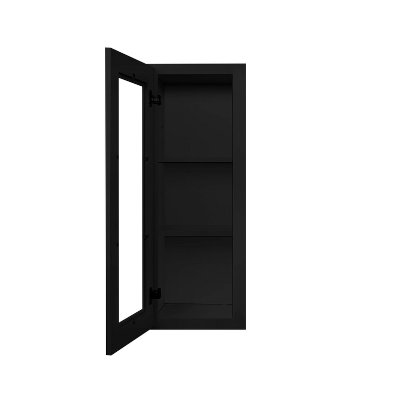 Load image into Gallery viewer, Wall Cabinet 1 Glass Door, 2 Shelves 18&quot; W x 42&quot; H x 12&quot; D
