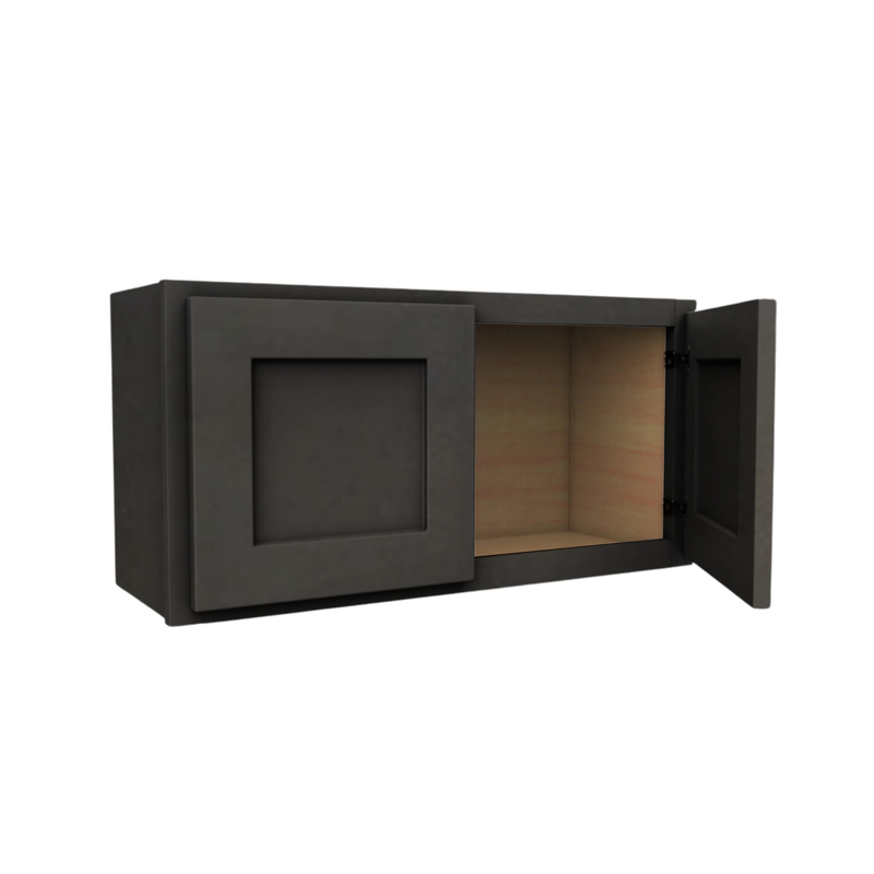 Load image into Gallery viewer, W3615 Soft Edge 2 Door Wall Cabinet, 36W x 15H x 12D inch
