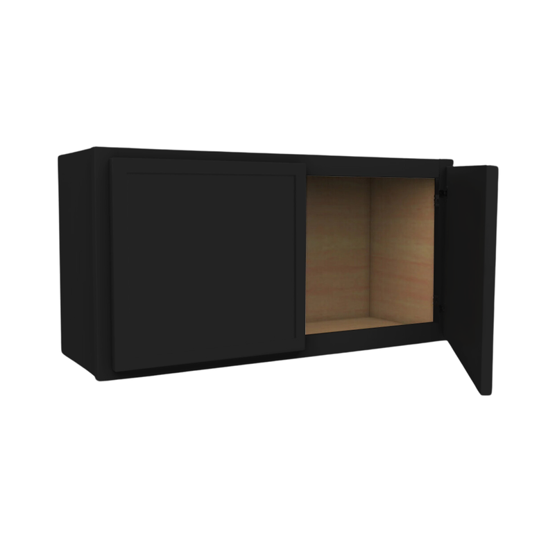 Load image into Gallery viewer, W3615 Soft Edge 2 Door Wall Cabinet, 36W x 15H x 12D inch
