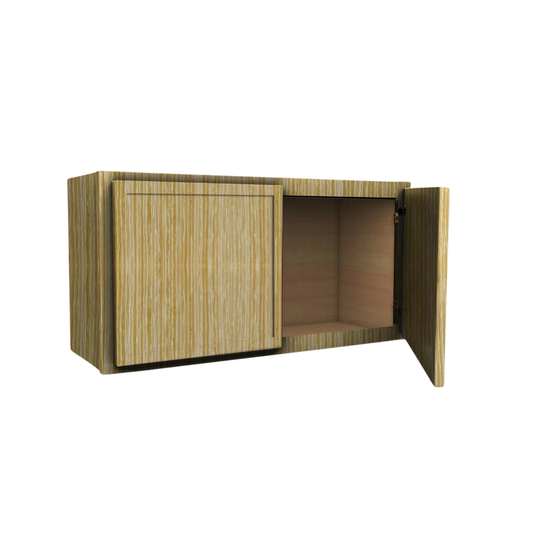 Wall Cabinet 2 Doors, 30" W x 15" H x 12" D