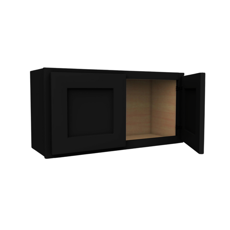 Load image into Gallery viewer, W3615 Soft Edge 2 Door Wall Cabinet, 36W x 15H x 12D inch
