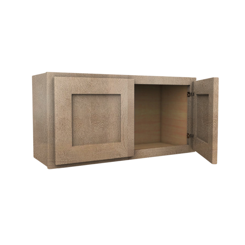 Load image into Gallery viewer, W3615 Soft Edge 2 Door Wall Cabinet, 36W x 15H x 12D inch
