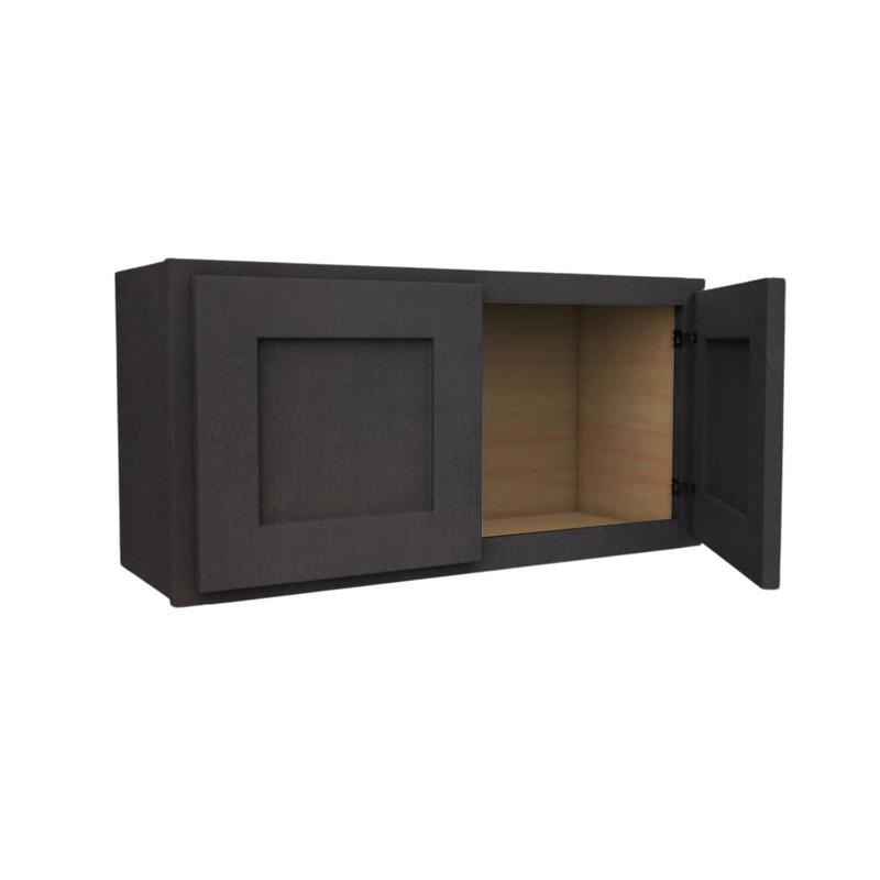 Load image into Gallery viewer, W3615 Soft Edge 2 Door Wall Cabinet, 36W x 15H x 12D inch
