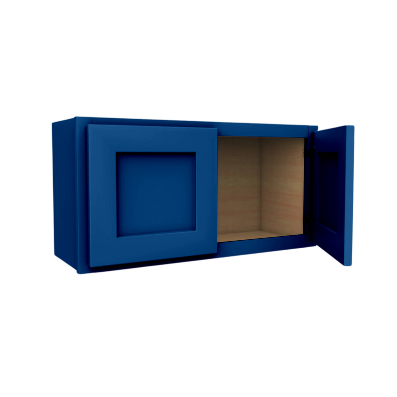 Load image into Gallery viewer, W3615 Soft Edge 2 Door Wall Cabinet, 36W x 15H x 12D inch
