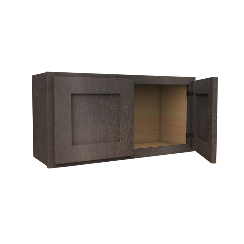 Load image into Gallery viewer, W3615 Soft Edge 2 Door Wall Cabinet, 36W x 15H x 12D inch
