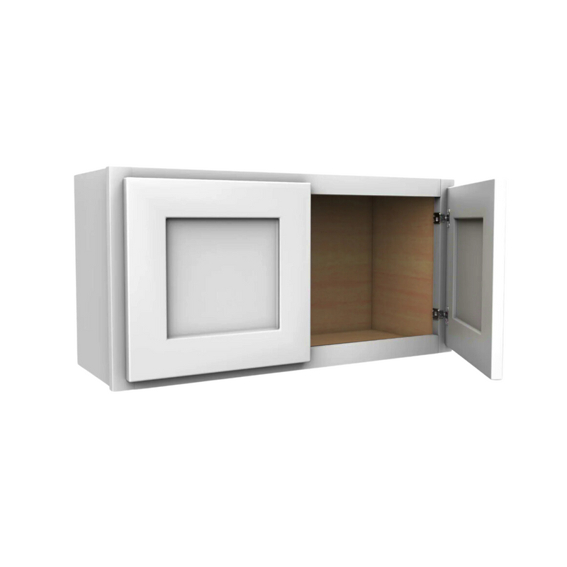 Load image into Gallery viewer, W3615 Soft Edge 2 Door Wall Cabinet, 36W x 15H x 12D inch
