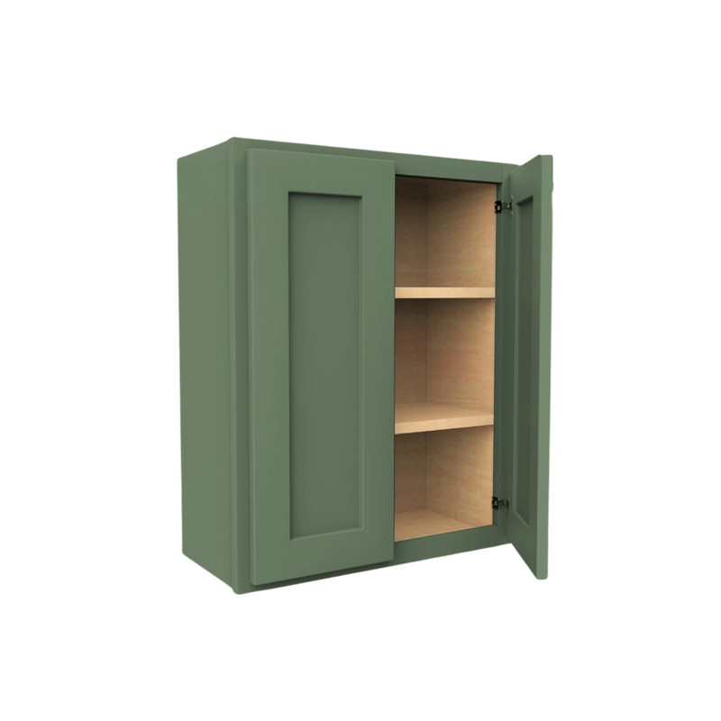 Load image into Gallery viewer, W2430 Soft Edge 2 Door Wall Cabinet with 2 Shelves, 24W x 30H x 12D inch
