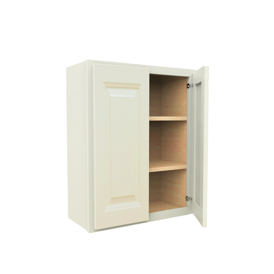 Wall Cabinet 2 Doors, 2 Shelves 27" W x 36" H x 12" D