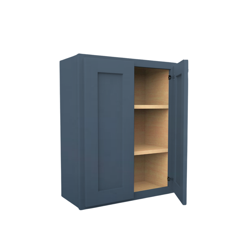 Load image into Gallery viewer, W2430 Soft Edge 2 Door Wall Cabinet with 2 Shelves, 24W x 30H x 12D inch
