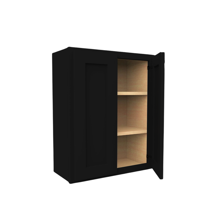 W3030 Soft Edge 2 Door Wall Cabinet with 2 Shelves, 30W x 30H x 12D inch