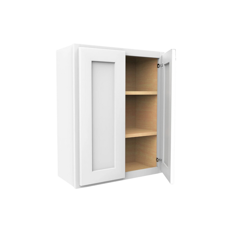 Load image into Gallery viewer, W2730 Soft Edge 2 Door Wall Cabinet with 2 Shelves, 27W x 30H x 12D inch
