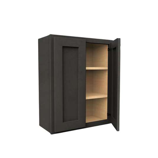 W3336 Soft Edge 2 Door Wall Cabinet with 2 Shelves, 33W x 36H x 12D inch