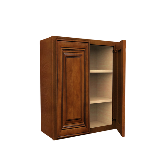 W3036 Soft Edge 2 Door Wall Cabinet with 2 Shelves, 30W x 36H x 12D inch