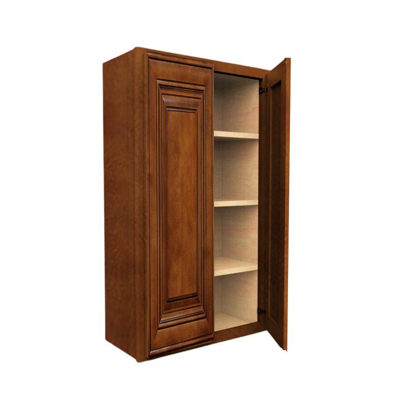 Load image into Gallery viewer, W2442 Soft Edge 2 Door Wall Cabinet with 3 Shelves, 24W x 42H x 12D inch
