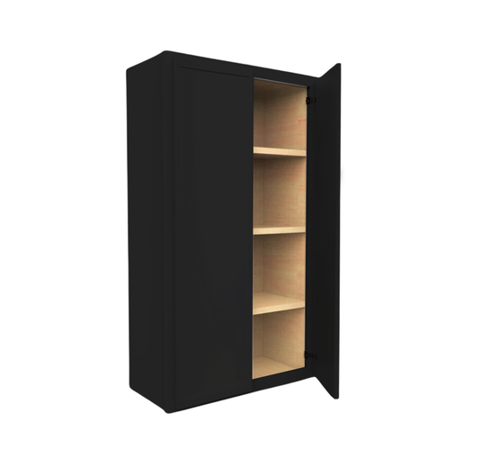 W2742 Soft Edge 2 Door Wall Cabinet with 3 Shelves, 27W x 42H x 12D inch