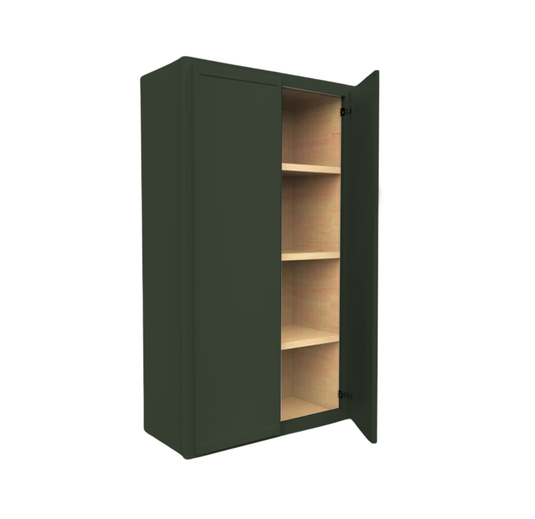 W3042 Soft Edge 2 Door Wall Cabinet with 3 Shelves, 30W x 42H x 12D inch