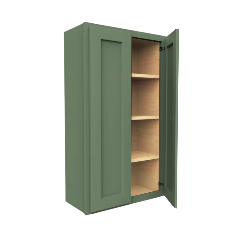 Load image into Gallery viewer, W3042 Soft Edge 2 Door Wall Cabinet with 3 Shelves, 30W x 42H x 12D inch
