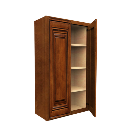 W2742 Soft Edge 2 Door Wall Cabinet with 3 Shelves, 27W x 42H x 12D inch