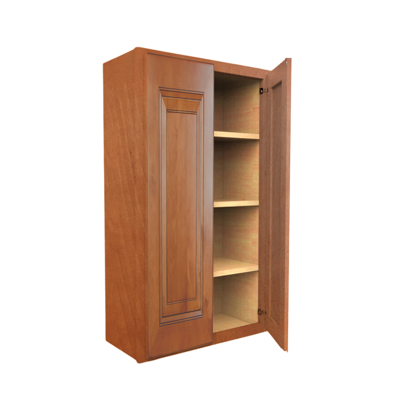 Load image into Gallery viewer, W2742 Soft Edge 2 Door Wall Cabinet with 3 Shelves, 27W x 42H x 12D inch
