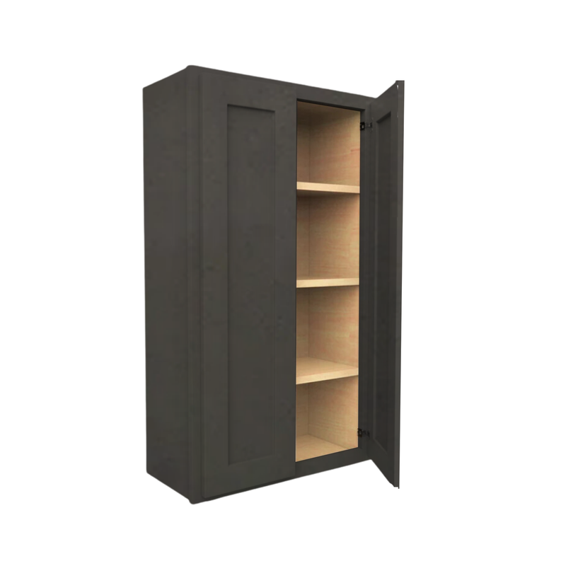 Load image into Gallery viewer, W2442 Soft Edge 2 Door Wall Cabinet with 3 Shelves, 24W x 42H x 12D inch
